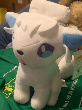 White Vulpix plush
